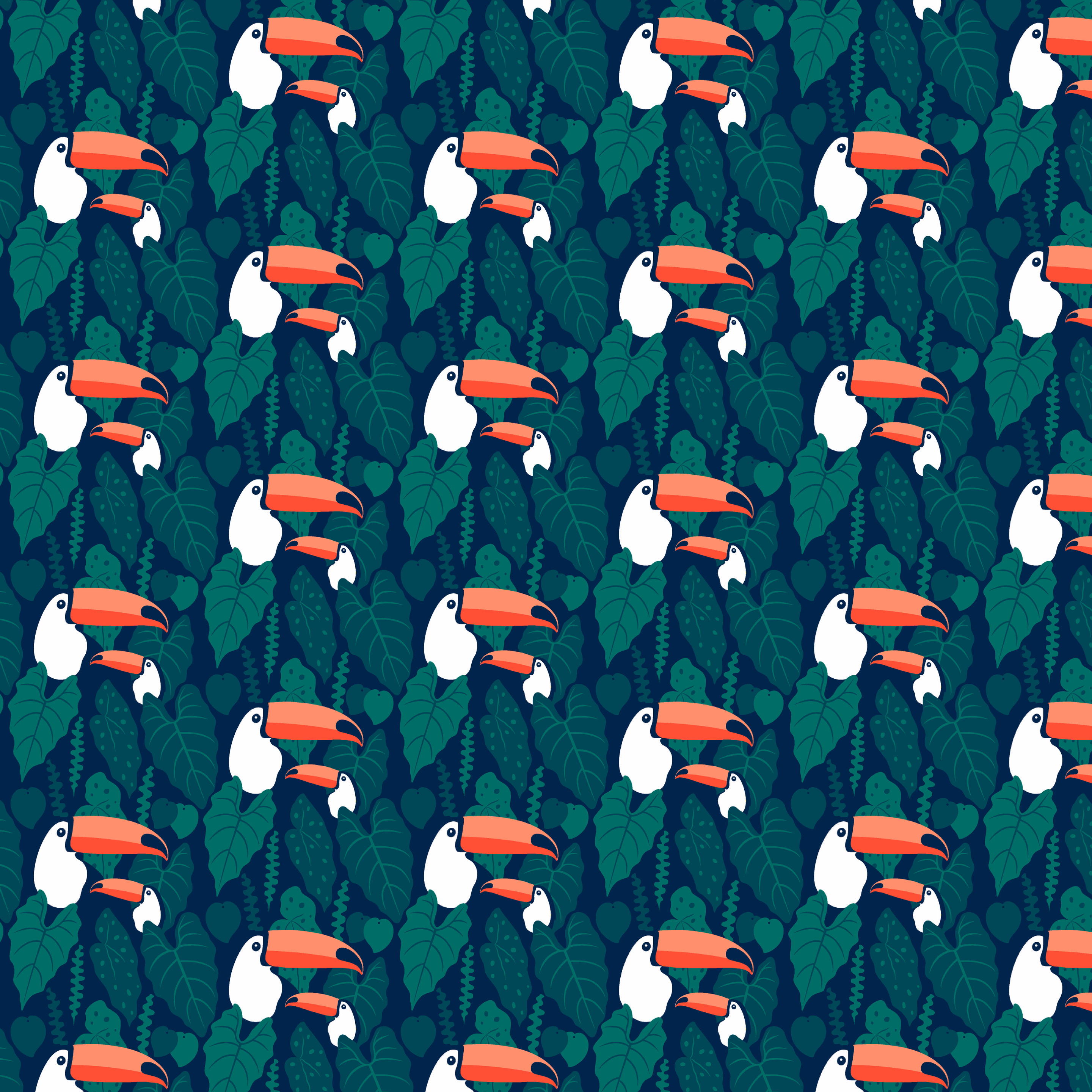 Toucans pattern