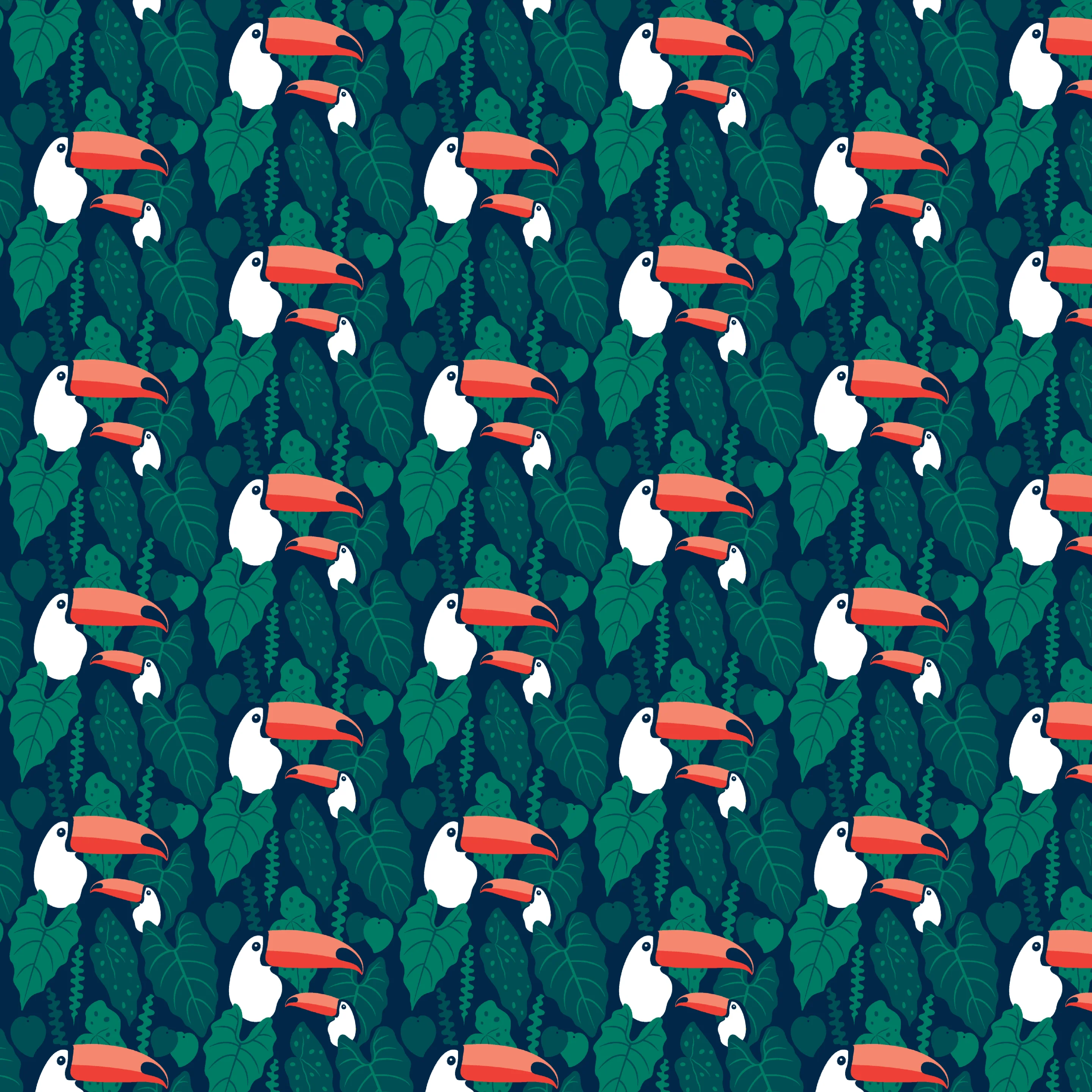 Toucans pattern