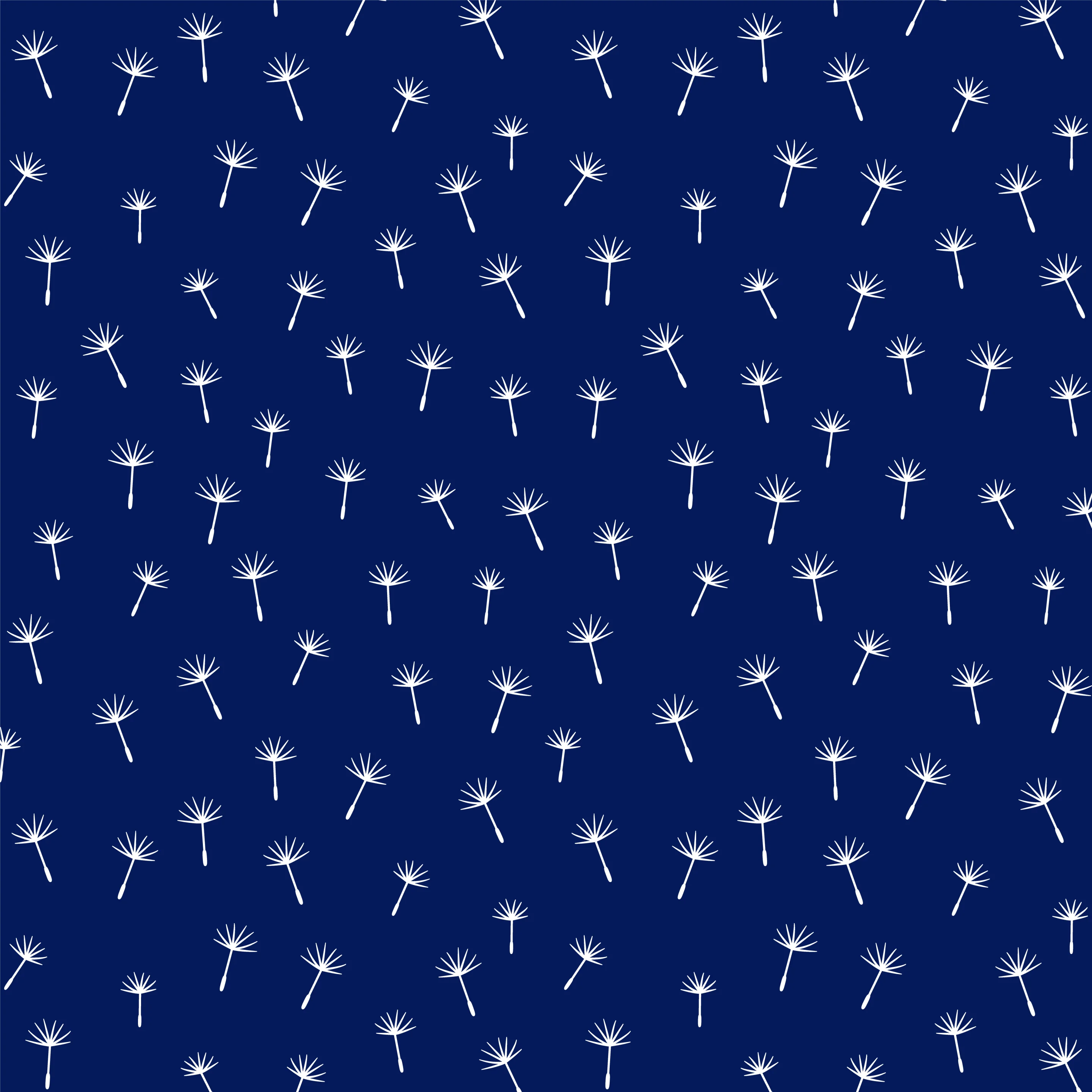 Dandelion botanical pattern