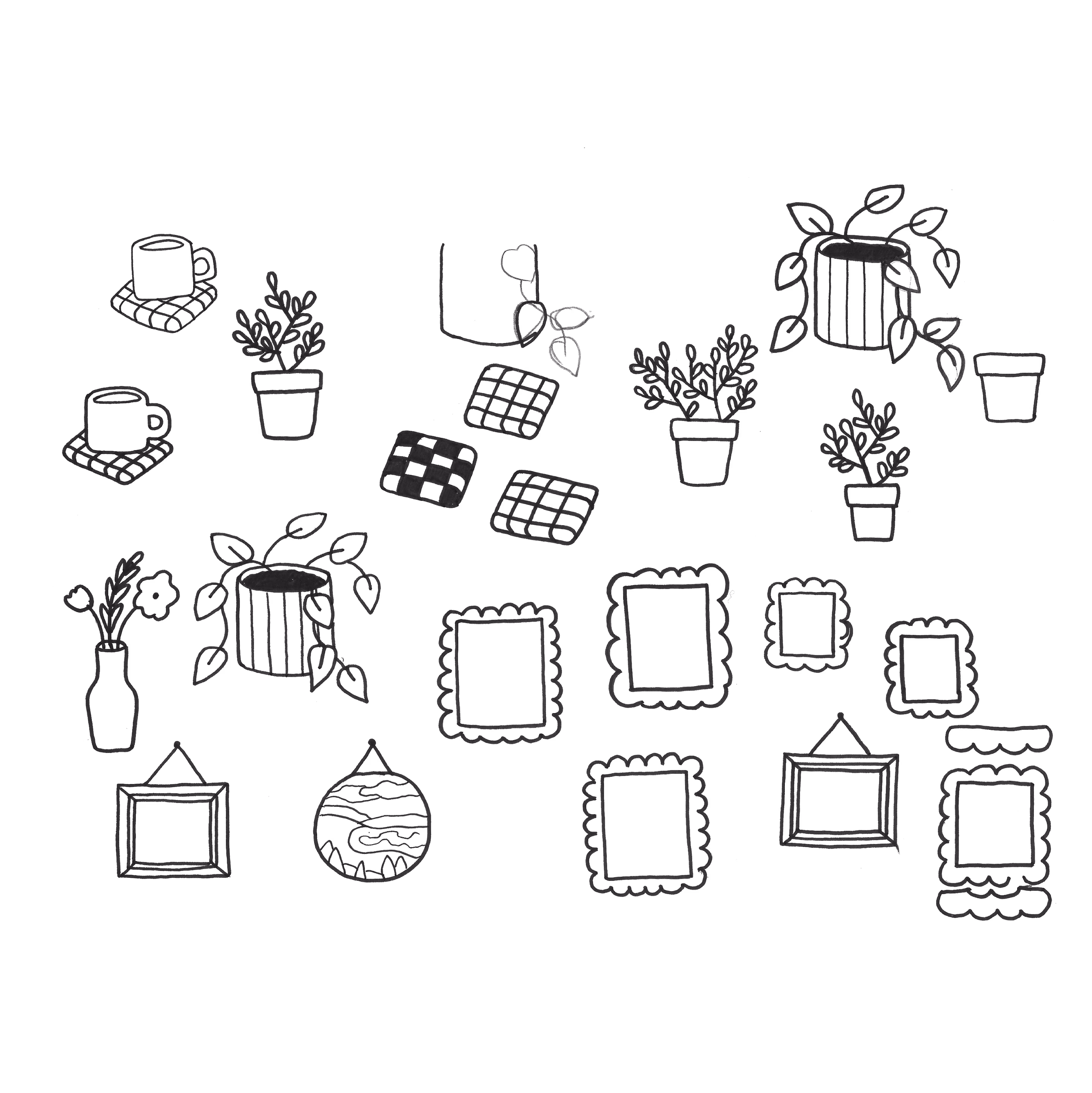 Pattern sketch sheet