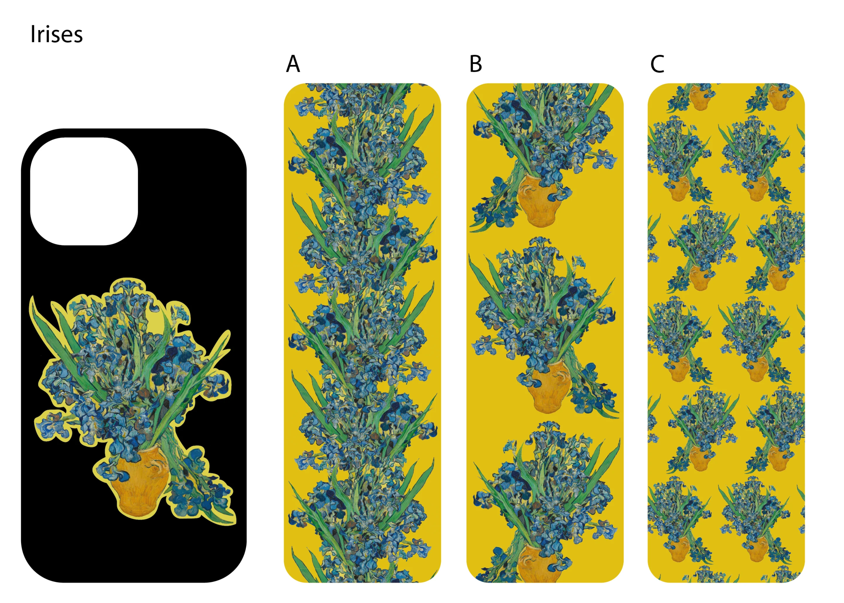 Van Gogh Irises phone case