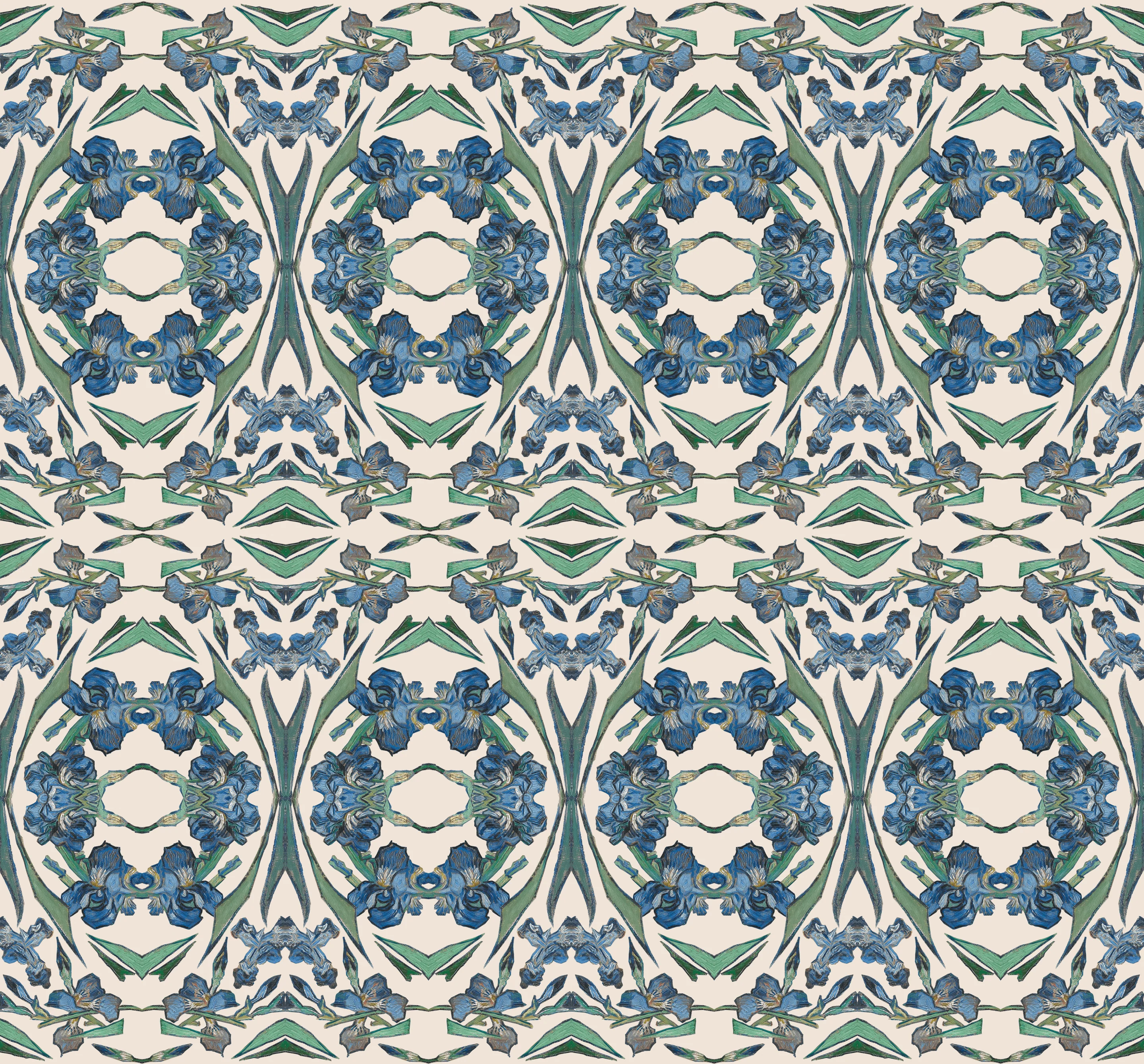 Lillies pattern 2