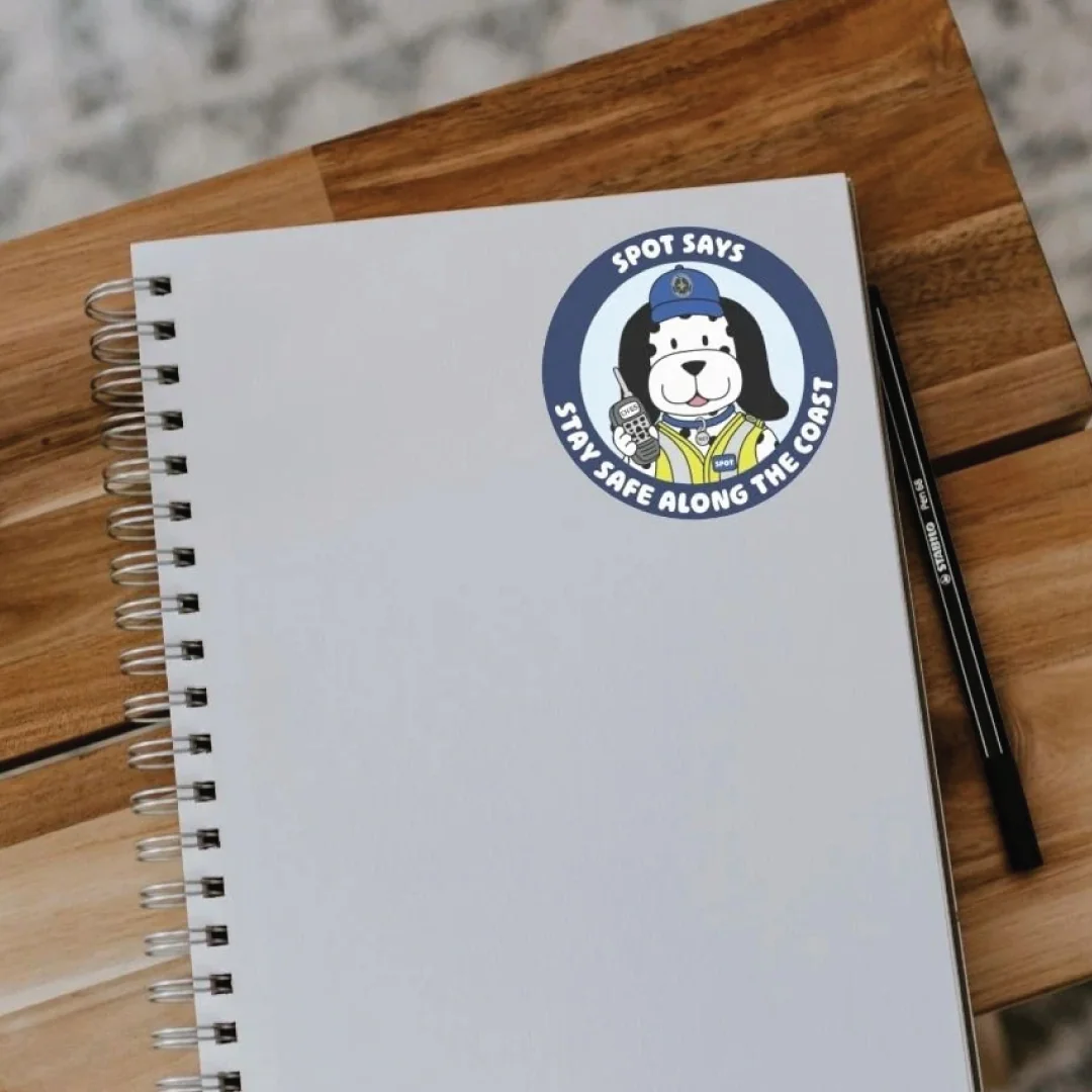 SPOT sticker sheet mockup 2