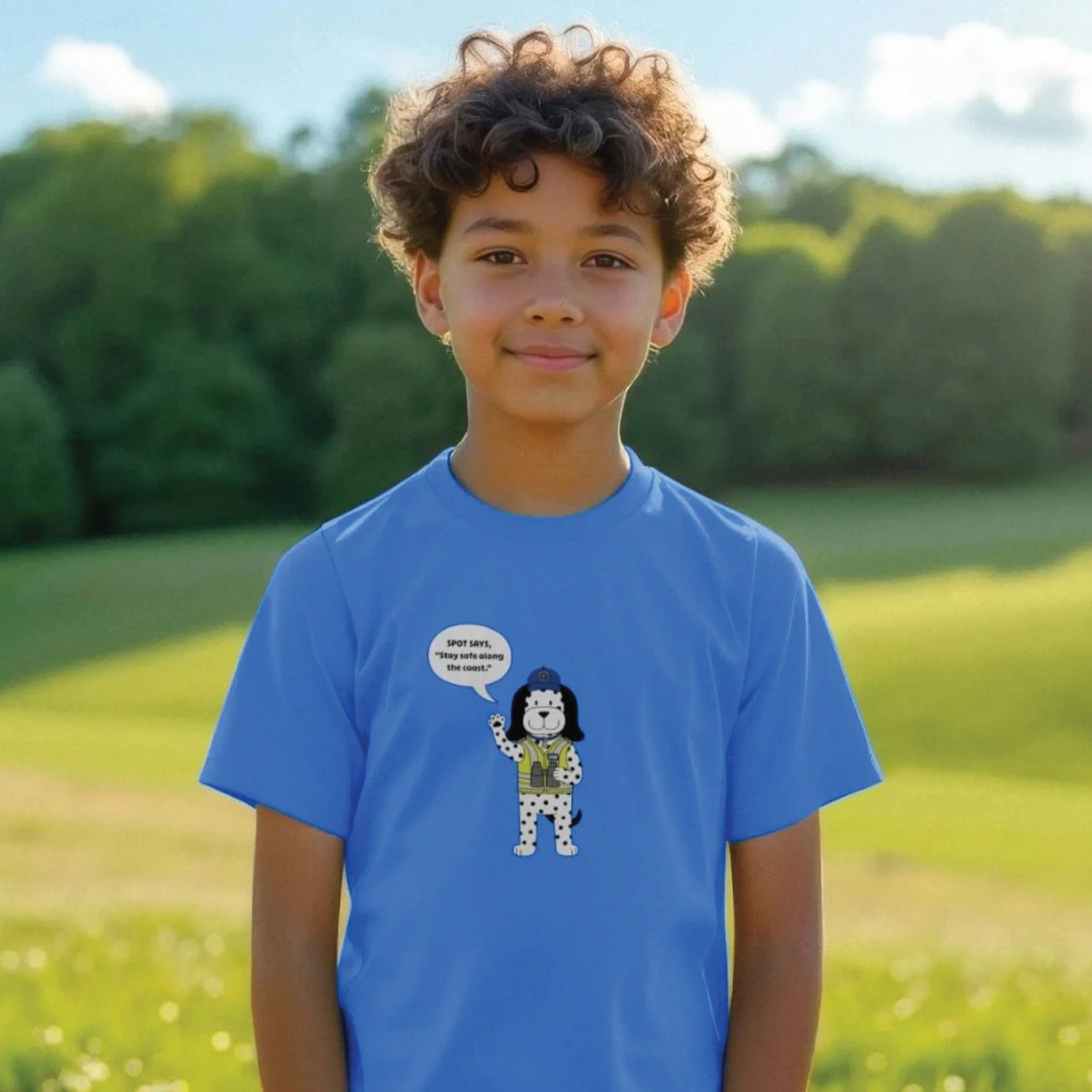 SPOT t-shirt on male model