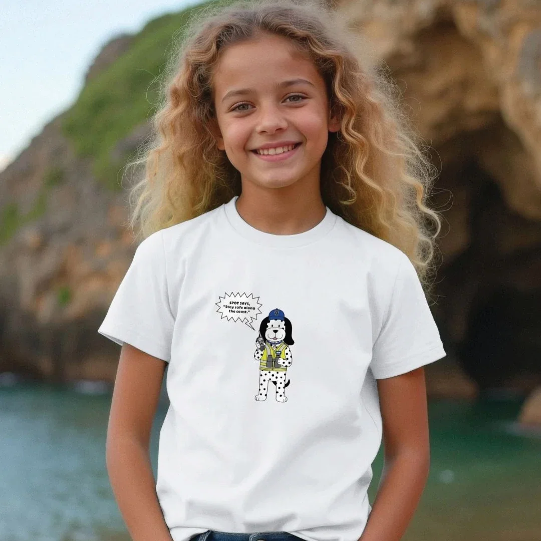 SPOT children's t-shirt, printed with Teemill