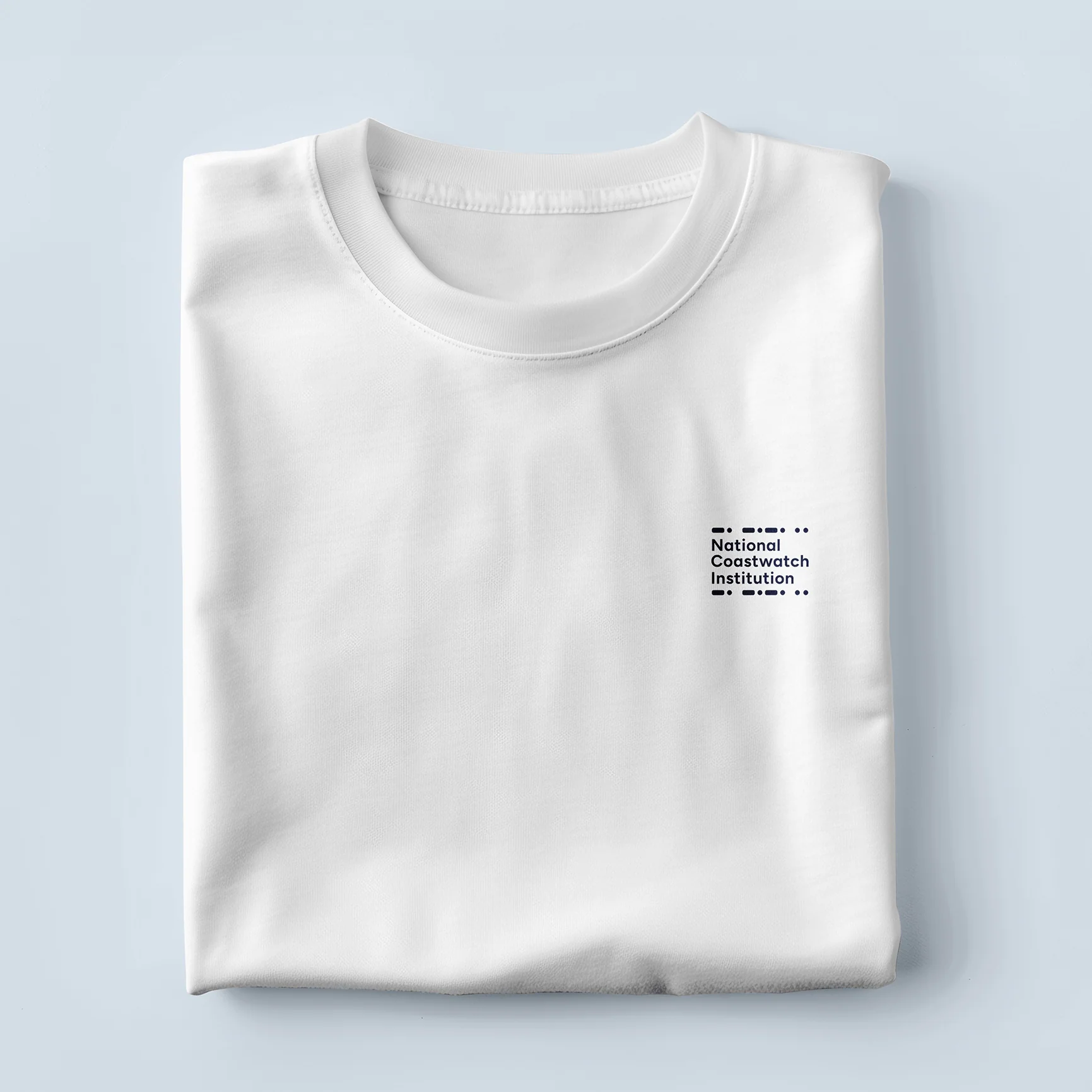 Morse code logo t-shirt