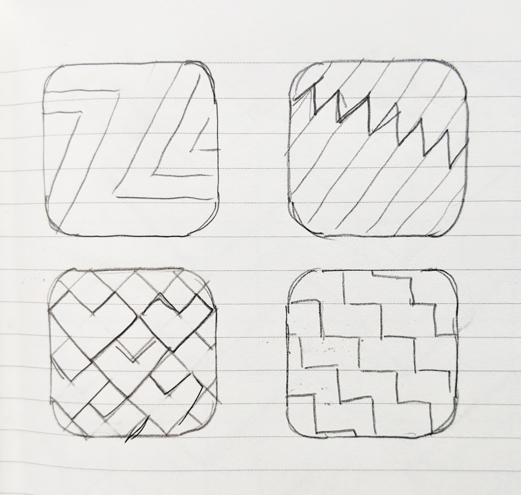 Pattern texture sketches