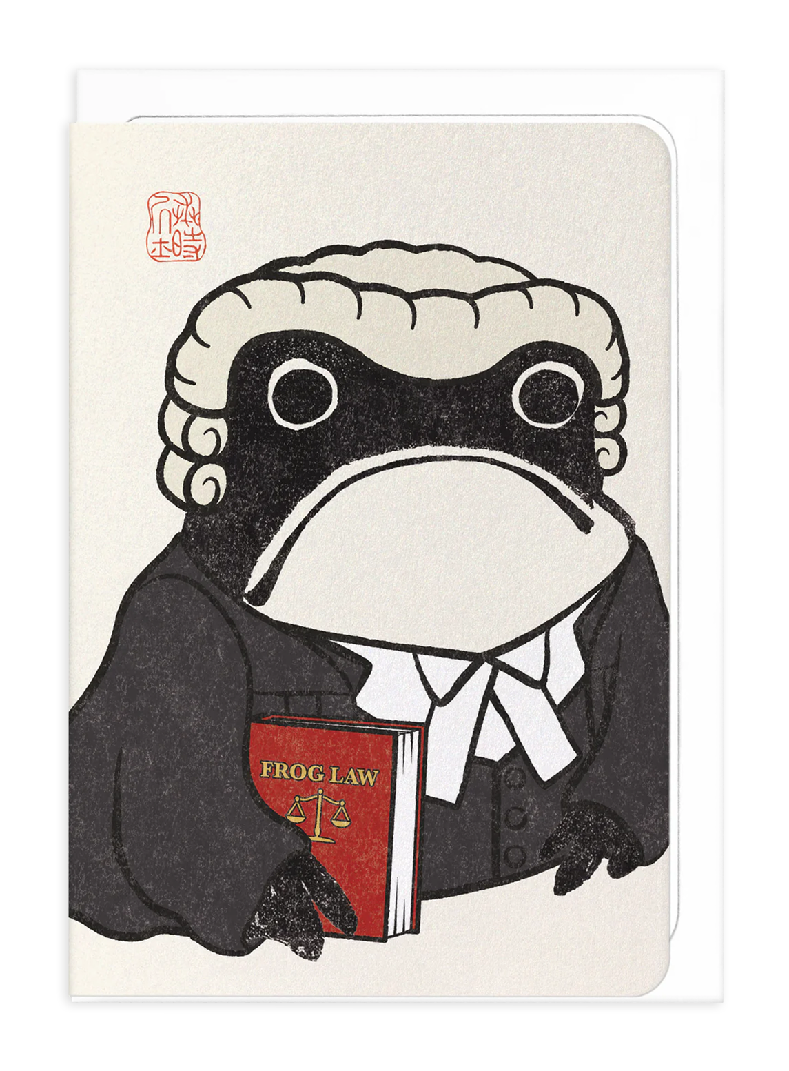 Lawyer frog card