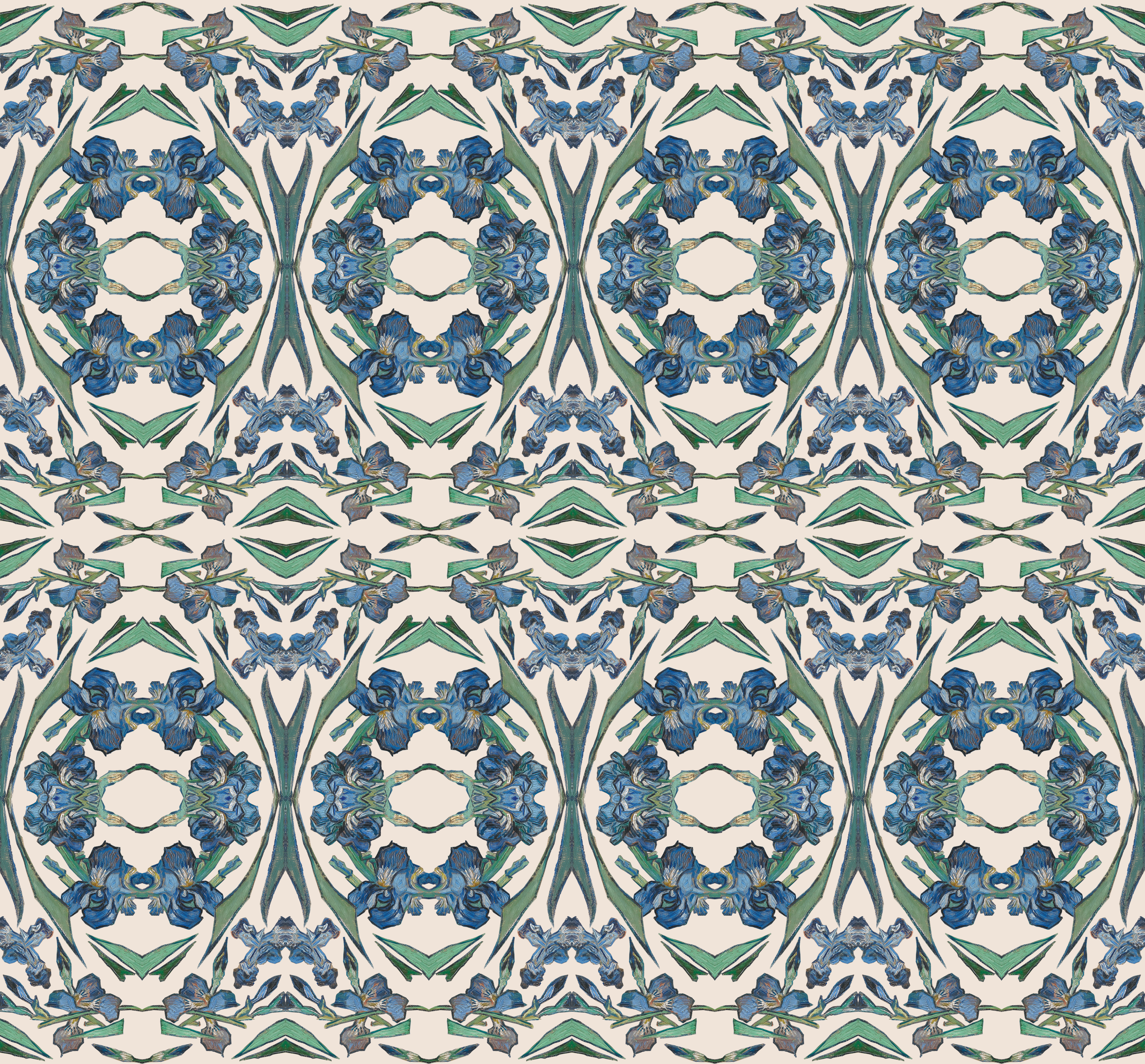 Lillies pattern 2