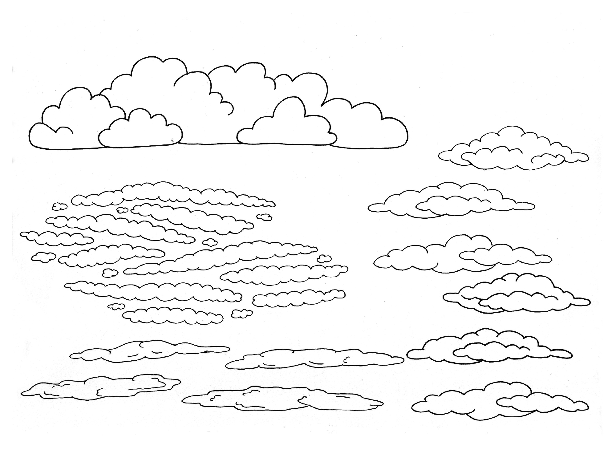 Clouds sketch
