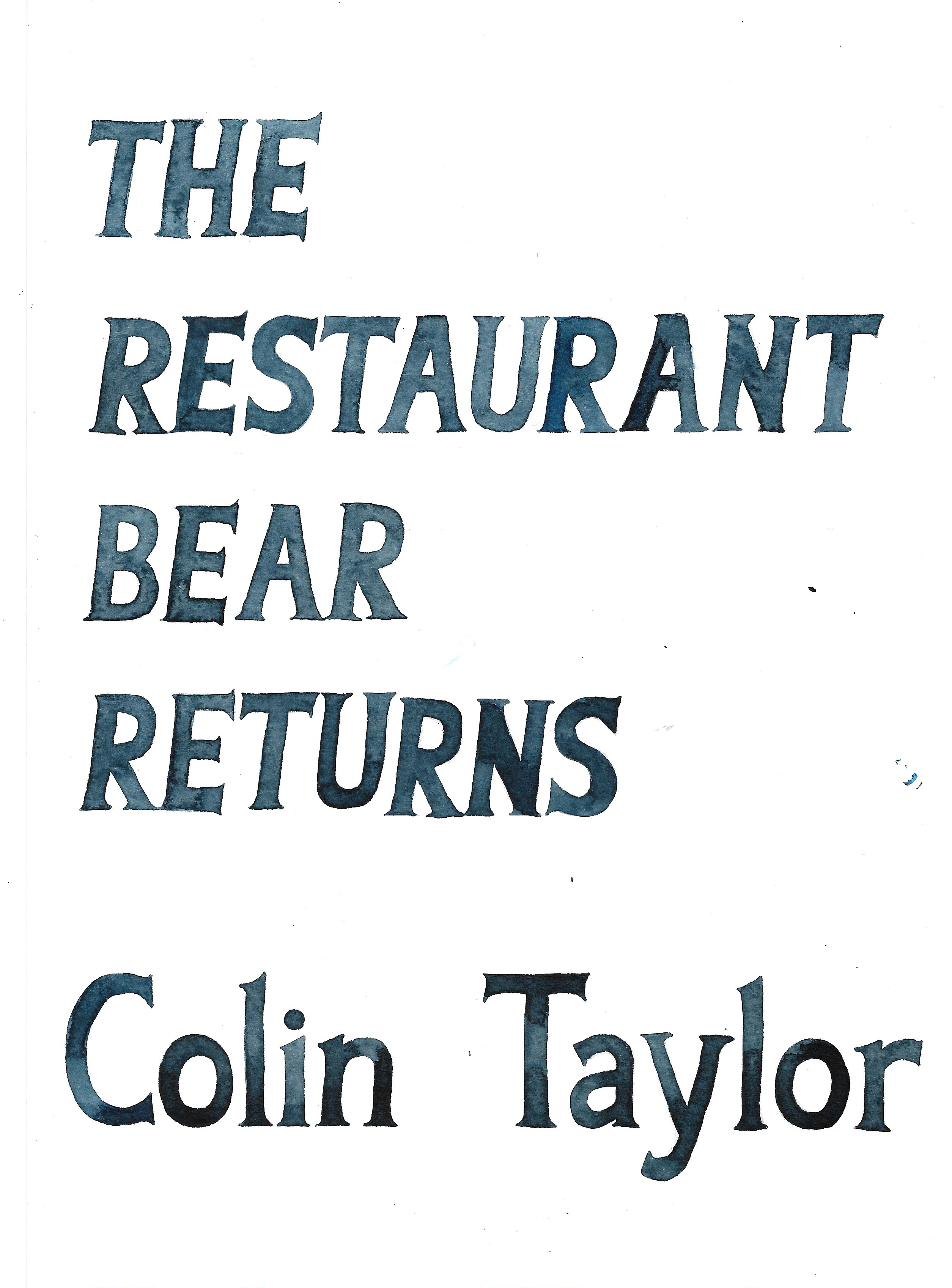 Watercolour lettering